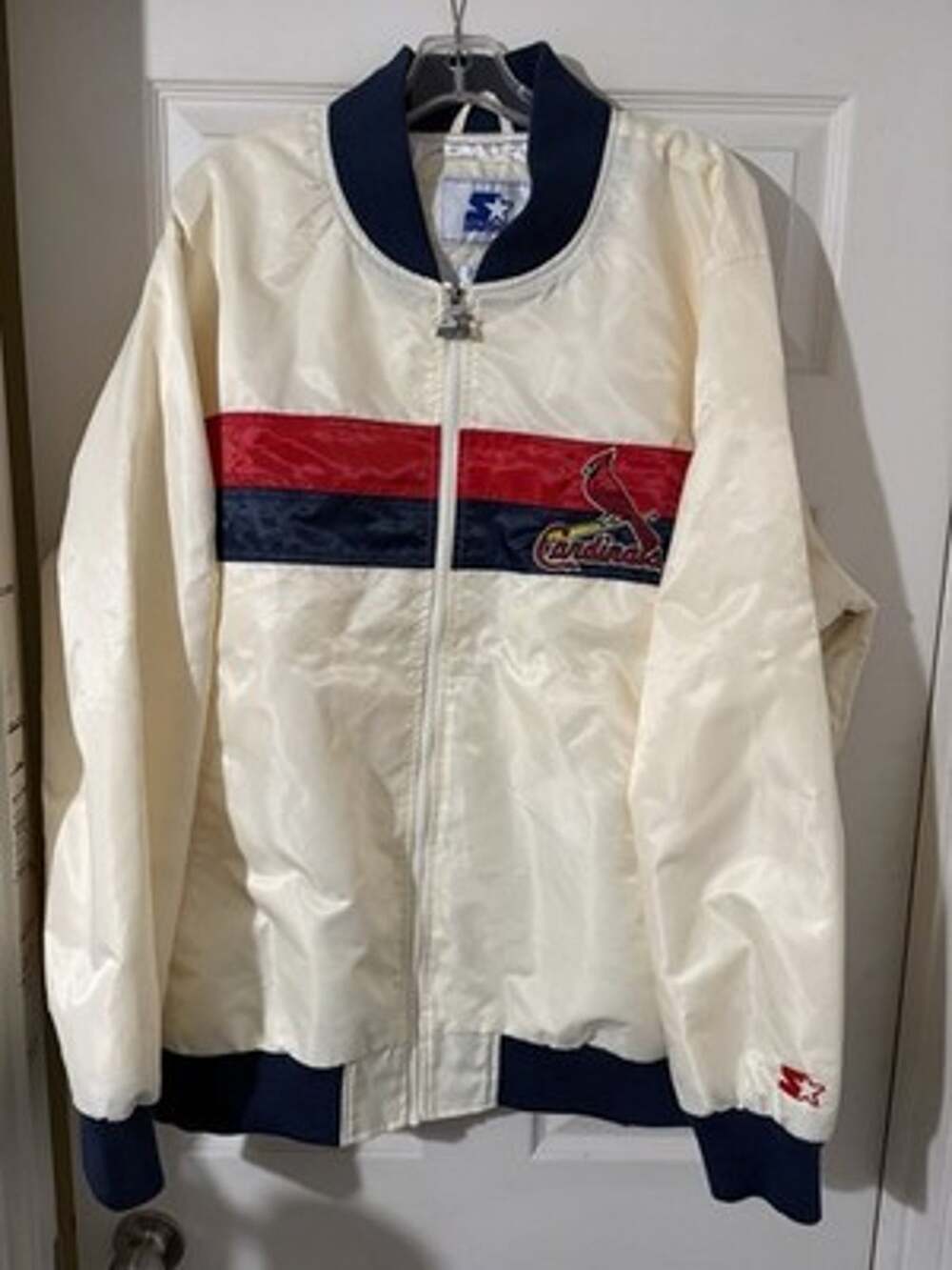 Starter St. Louis Cardinals Satin Jacket Sz 2XL Modern MLB